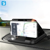 Car phone bracket Sun shading dashboard AR navigator bracket Car carbon fiber phone bracket Silicone bracket